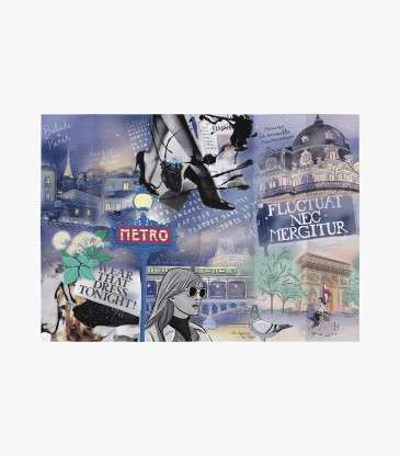 Carte géographique Paris Night&Day