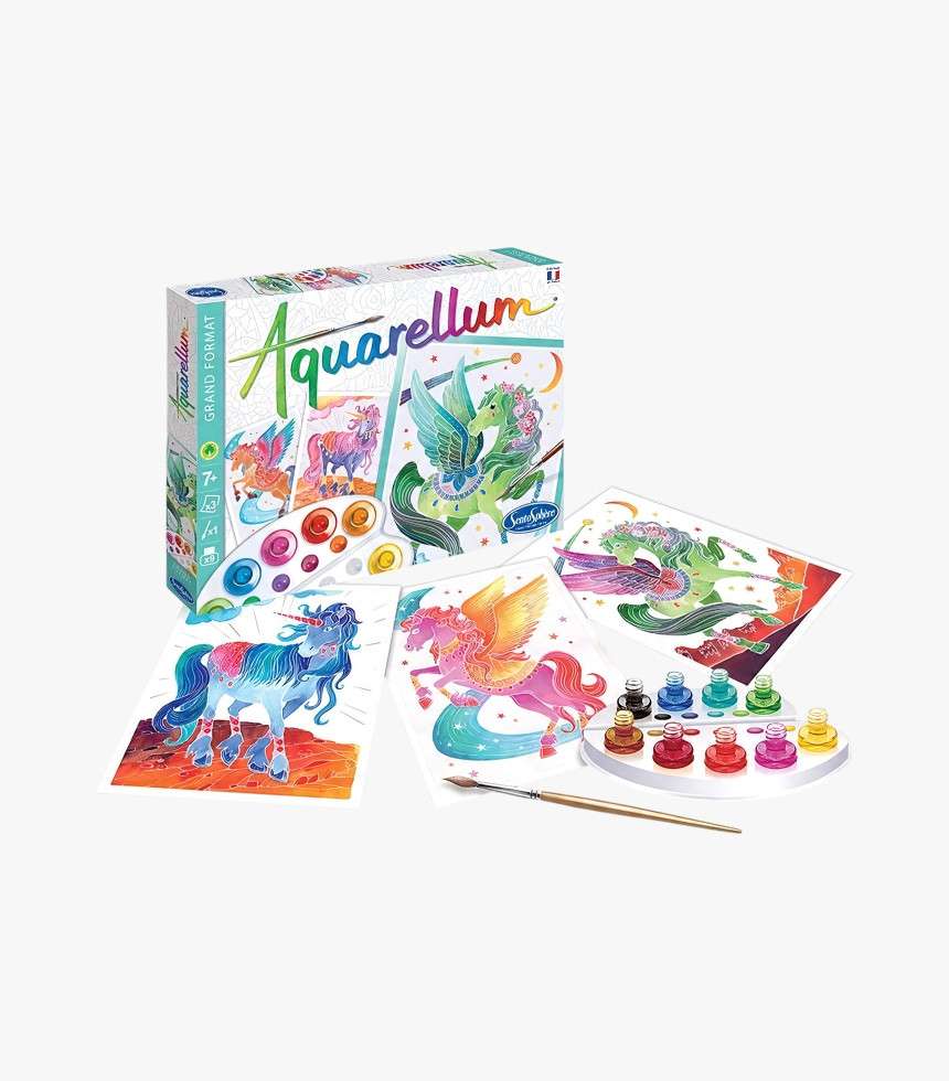 Aquarellum Licornes et Pégases