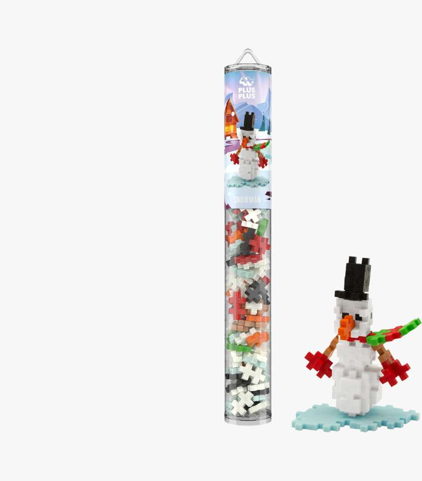 Tube Plus-Plus bonhomme de neige 100 pièces