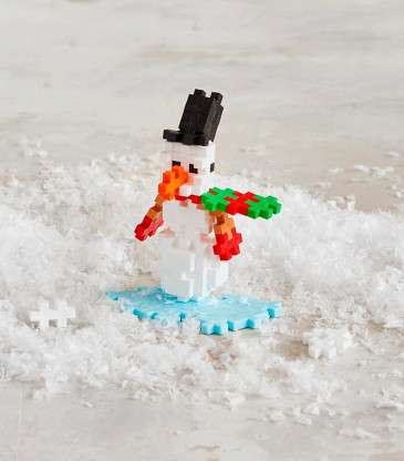 Tube Plus-Plus bonhomme de neige 100 pièces