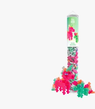 Tube Plus-Plus licornes perlées 100 pièces
