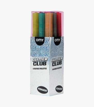 Feutres glitter