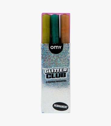 Feutres glitter