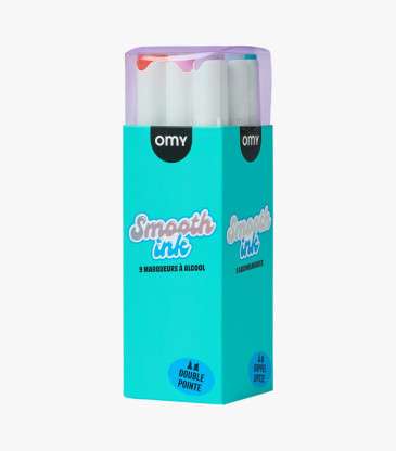 Feutres Smooth Ink 9 couleurs