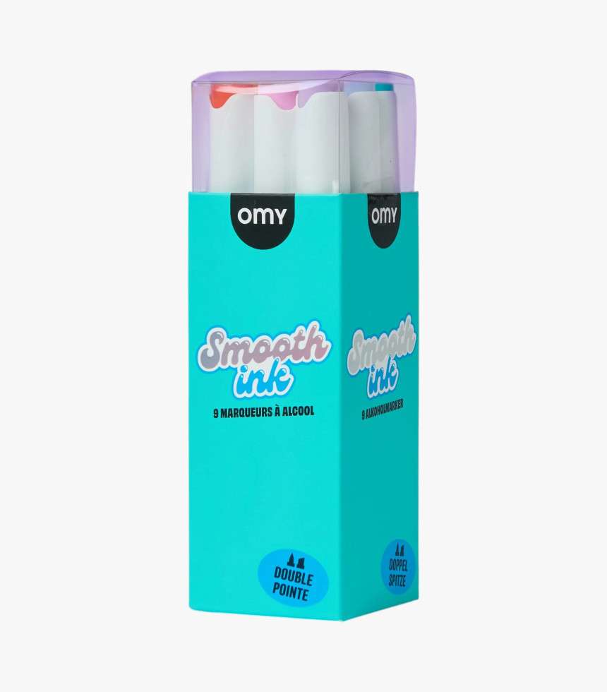 Feutres Smooth Ink 9 couleurs