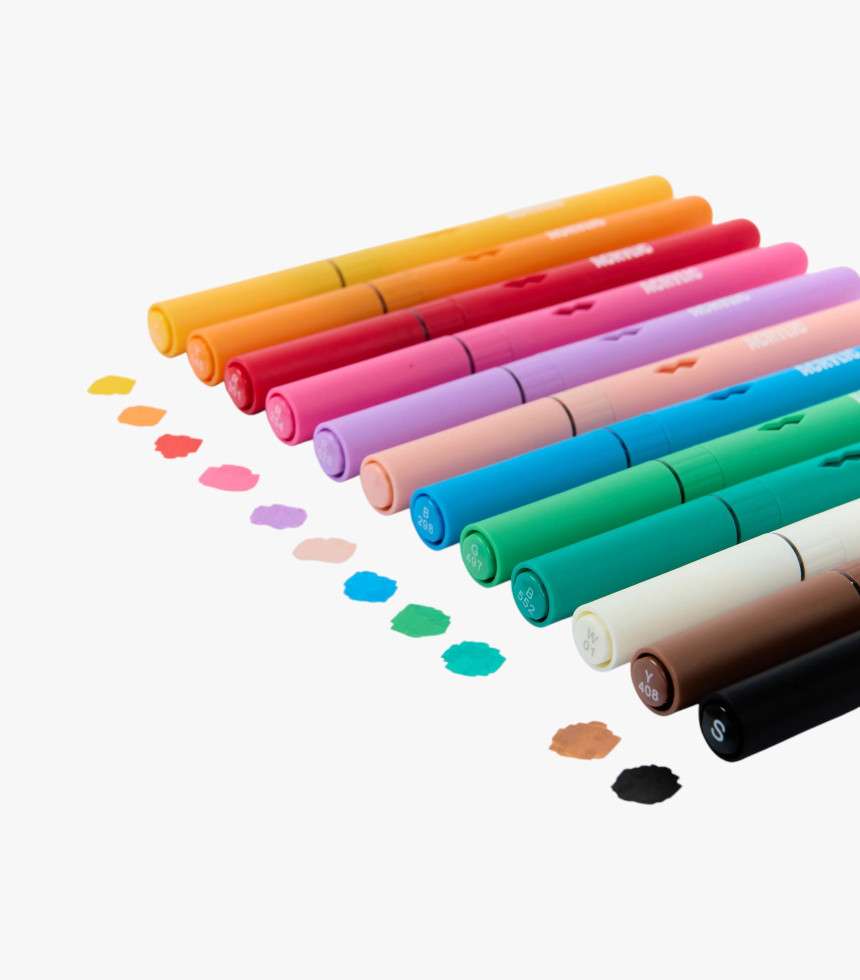 Feutres acryliques Brush Power 12 couleurs