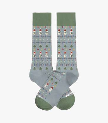 Chaussettes Let It Snow bleu