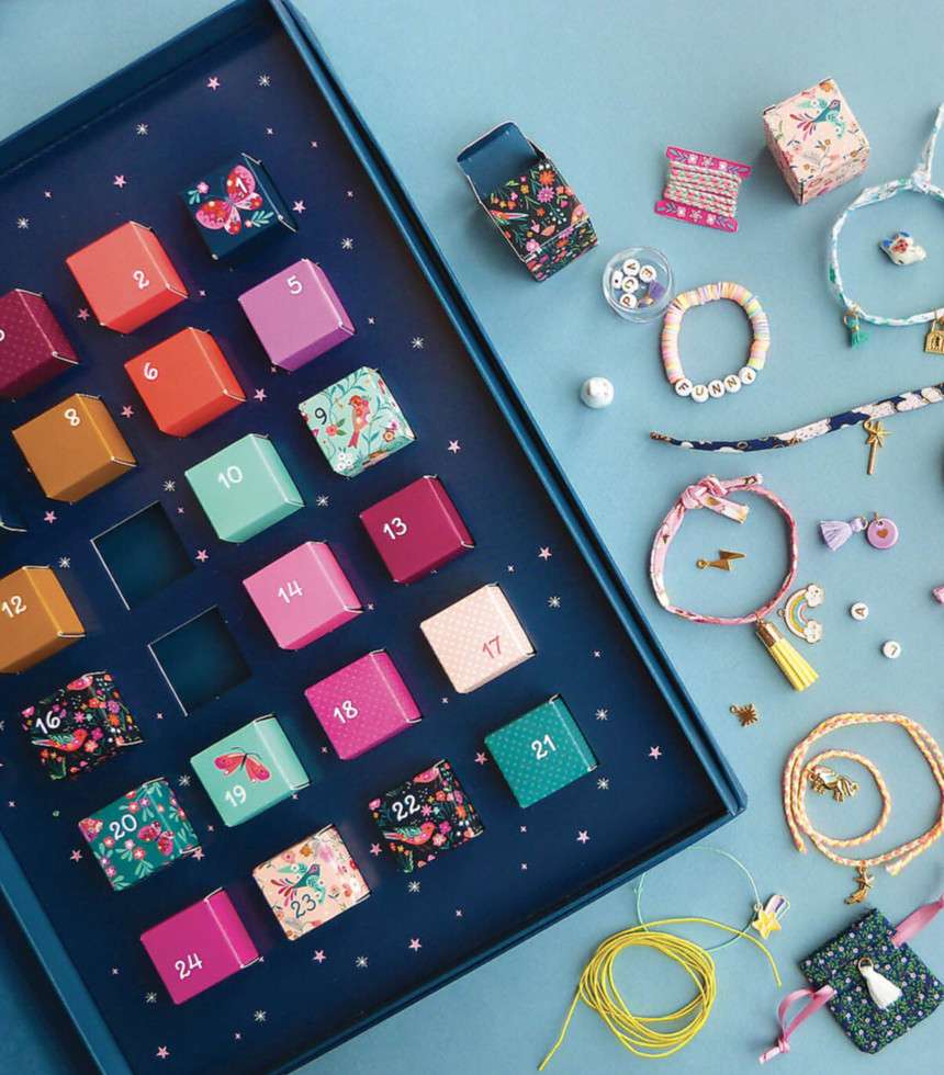 Calendrier de l'avent Noël bijoux