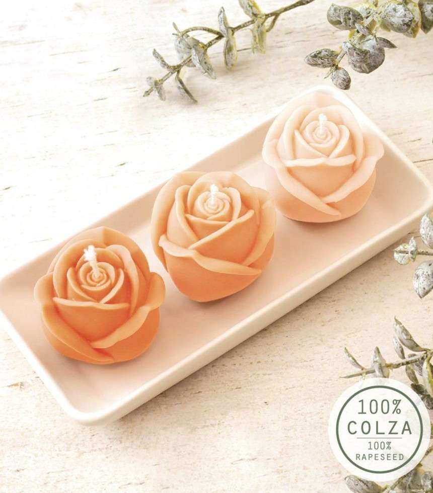 Kit bougie Trio Fleurs