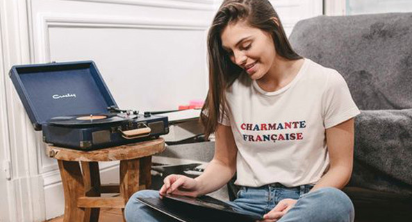 T-shirt en coton bio Maryse French Touch